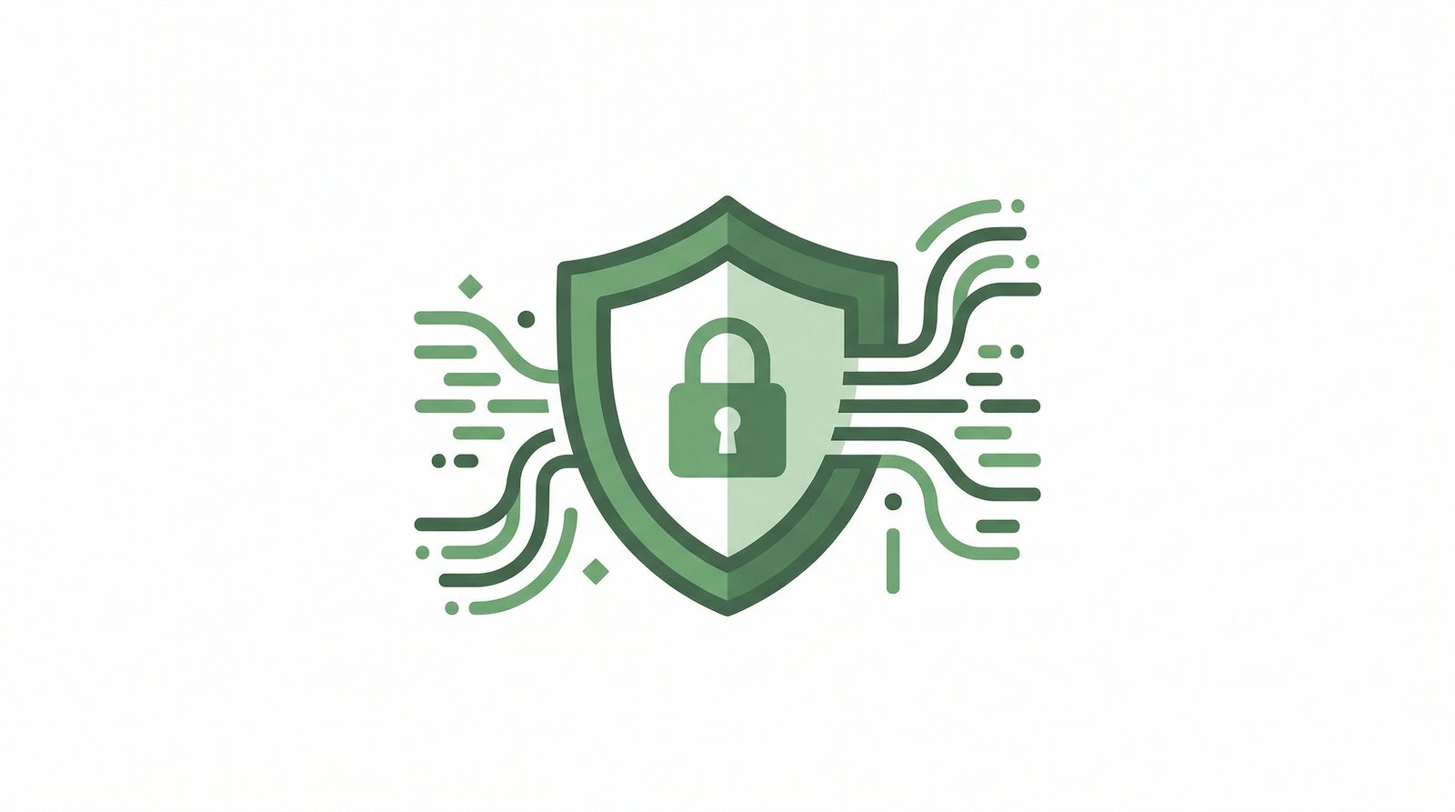 DSGVO-Leitfaden: Datenschutz-Schild mit Schloss-Symbol